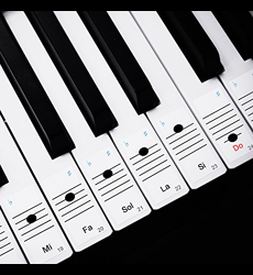 Autocollants pour piano - Autocollants pour piano/clavier - Notes