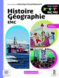 Histoire Géographie EMC 2de, 1re, Tle Bac Pro (2021) Manuel élève