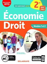 Économie-Droit 2de Bac Pro (2019) - Pochette élève de Dominique Audrain