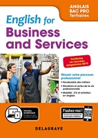 English for Business and Services Anglais Bac Pro filières Tertiaires 2019 - Pochette Eleve