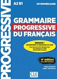 Grammaire progressive du français - Niveau intermédiaire (A2/B1) - Livre + CD + Appli-web - 4ème édition