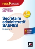 Pass'Concours - Secrétaire administratif-SAENES - Catégorie B - Entrainement et révision - Format Kindle - 9,49 €
