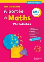 Le Nouvel A portée de maths CM1 - Photofiches + CD ROM - Ed. 2016