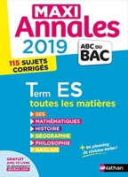 Maxi Annales ABC du Bac 2019 - Terminale ES (28)