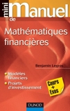 Mini Manuel de Mathématiques financières - 2ed - Dunod - 18/05/2011