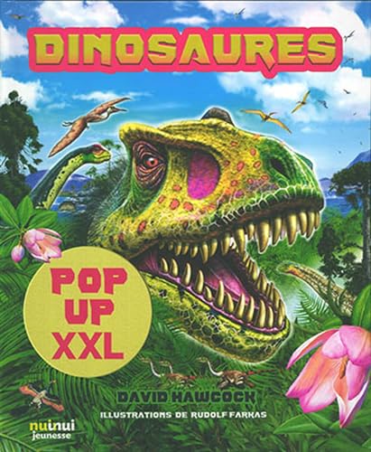 couverture de : Le monde des dinosaures xxl pop up
