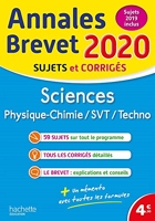 Annales Brevet 2020 Sciences
