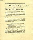 DECRET DE LA CONVENTION NATIONALE, N° 1324, QUI ORDONNE LA SAISIE, LE SEQUESTRE & L'INVENTAIRE DE LA SUCCESSION DE LA CI-DEVANT PRINCESSE LAMBALLE, & LA DECLARE REVERSIBLE AU TRESOR NATIONAL