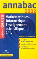 Annabac 2002 Mathématiques-Informatiques 1ère L, Corrigés