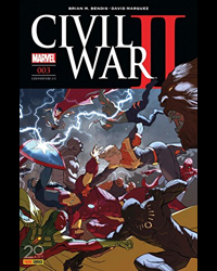 Civil War II n°3 (couverture 2/2)