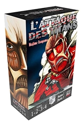 L'Attaque des Titans Coffret T01 à T04 - Coffret 4 tomes de Hajime Isayama