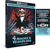 4 Mouches de Velours Gris [4K Ultra HD-Édition SteelBook limitée]