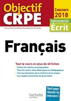 Objectif CRPE En Fiches Français - 2018