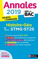 Annales ABC du BAC 2019 - Histoire-Géographie STMG