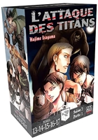 L'Attaque des Titans Coffret T13 à T17 - Coffret 5 tomes