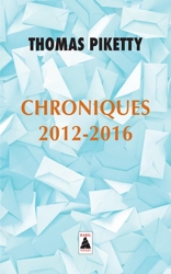 Chroniques 2012-2016 de Thomas Piketty