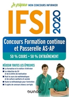 IFSI 2020 Concours Formation continue et Passerelle AS-AP - 50% Cours - 50% Entraînement - 50% Cours - 50% Entraînement - Réussir toutes les épreuves