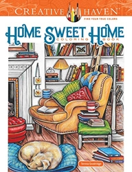 Creative Haven Home Sweet Home Coloring Book de Teresa Goodridge