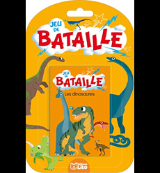 Jeu de Bataille - Les dinosaures - Dès 4 ans, Genie Espinosa - les Prix  d'Occasion ou Neuf