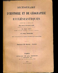 Dictionnaire d'histoire et de geographie ecclesiastiques collection tomes 1 a 28 (fasc.1-167) broche