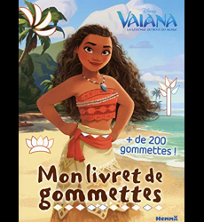 Disney Vaiana Mon livret de gommettes - Nathalie Wilkin - L'intranquille
