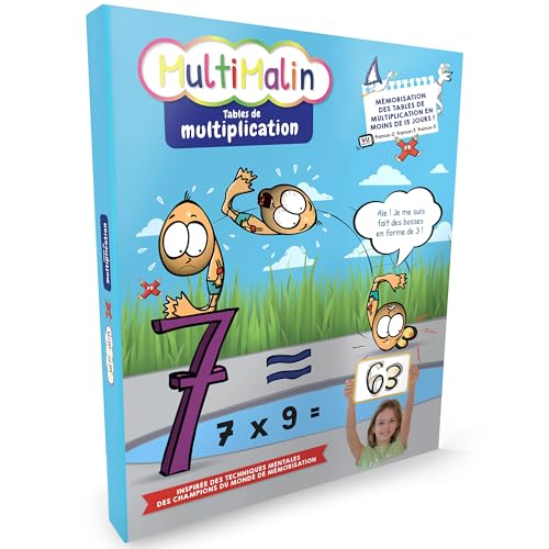 MultiMalin - Coffret Tables de Multiplication (Livret + DVD + Jeu de  Cartes les Prix d'Occasion ou Neuf