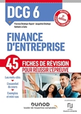 DCG 6 Finance d'entreprise - Fiches de révision - 3e éd. Réforme Expertise comptable