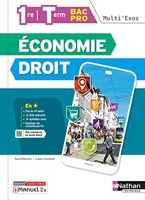 Economie Droit - 1re/Term Bac Pro (Multi'Exos) Livre + licence élève - 2022 - 1re/Tle Bac Pro Tertiaires