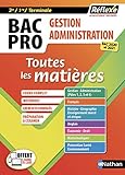 BAC PRO Gestion Administration (2ème/1ère/Terminale) Toutes les matières - Bac 2020 et 2021 - Tome 12