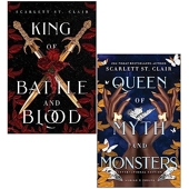 Adrian X Isolde Series Collection 2 Books Set By Scarlett St Clair (King of Battle and Blood, Queen of Myth and Monsters)