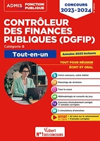 Concours Contrôleur des Finances publiques (DGFIP) - Catégorie B - Tout-en-un - Concours externe 2023-2024 20 tutos offerts