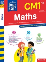 Maths CM1 - Cahier Jour Soir - Conçu et recommandé par les enseignants - Magnard - 02/01/2023