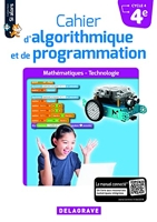 Cahier d'algorithmique et de programmation 4e (2018) Cahier élève