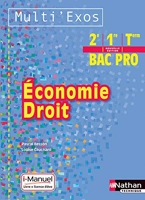 Economie - Droit 2e/1re/Tle Bac Pro Multi'Exos i-Manuel bi-média - Droit 2e/1re/Tle Bac Pro