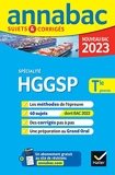 Annales du bac Annabac 2023 HGGSP Tle générale (spécialité) Méthodes & sujets corrigés nouveau bac
