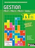 Gestion 1re/Tle Bac Pro Pôles 1 à 3 Situations Professionnelles i-Manuel bi-média - Avec i-Manuel, livre et licence élève. Edition 2015