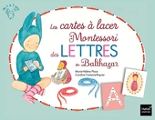 Les cartes à lacer Montessori des lettres de Balthazar