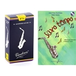 Vandoren SR2125 10 Anches pour Saxophone Alto 2,5 Naturel & Saxo Tempo 1