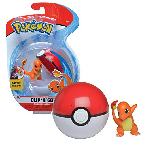 Bandai Pokémon WT95033 Pikachu & Salamèche Pack de 2 figurines 3-5 cm