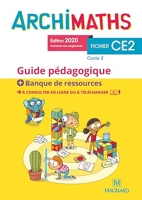 Archimaths CE2 (2020) Guide pédagogique papier + Banque de ressources à télécharger