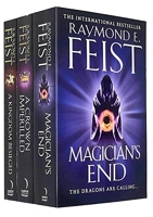 La collection de 3 livres The Chaoswar Saga par Raymond E. Feist (Royaume assiégé, Une couronne en péril, La fin du magicien)