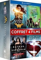 Wonder Woman + Suicide Squad + Batman v Superman - L'Aube de la Justice + Man of Steel [Blu-Ray]