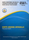 Carte marine - Océan Atlantique Nord