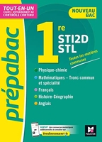 PREPABAC 1re STI2D/STL -Bac 2022 - Toutes les matières générales - Cours et contrôle continu