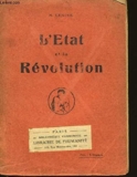 L'Etat Et La Revolution. - Librairie de l'humanité.
