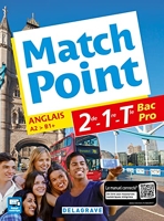 Match Point 2de, 1re, Tle Bac Pro (2017) - Pochette élève - Anglais