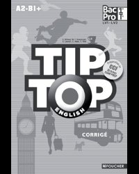 TIP-TOP ENGLISH 1re Tle Bac Pro Corrigé