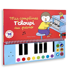 Mes comptines T'choupi au piano - Livre-piano dès 2 ans
