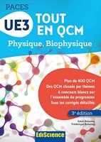 UE3 Tout en QCM PACES - 3e éd. - Physique. Biophysique - Physique. Biophysique