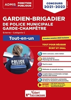 Concours Gardien-brigadier de police municipale et Garde-champêtre - Catégorie C - Tout-en-un - Concours externe 2021-2022